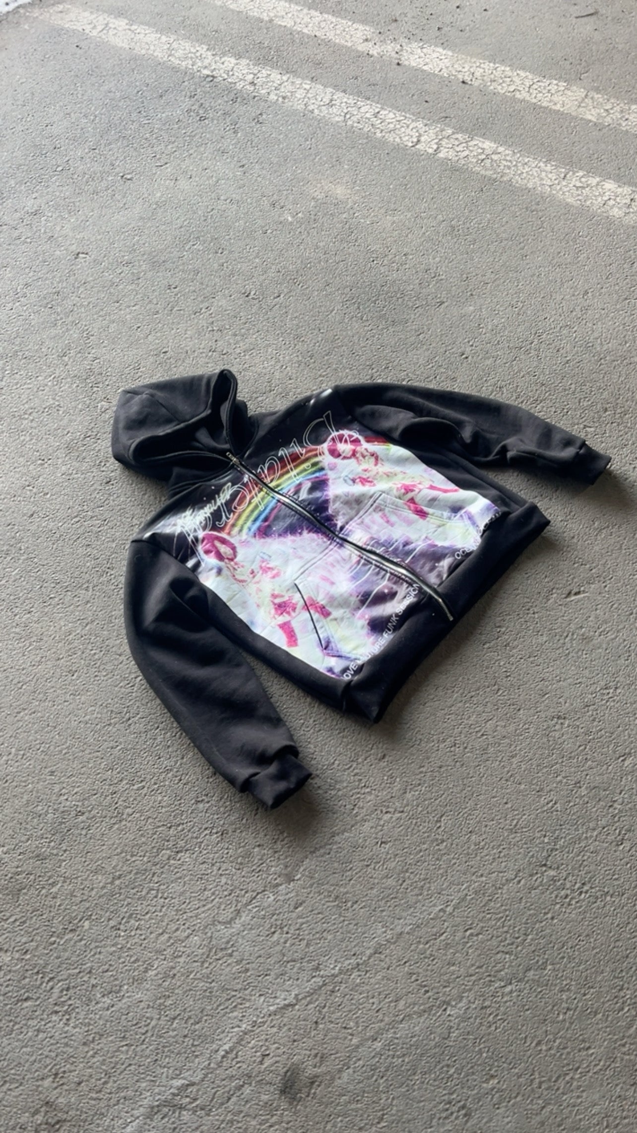 Black "Space Slut" hoodie