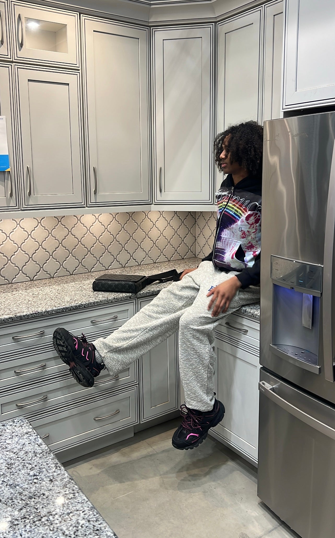 Black "Space Slut" hoodie