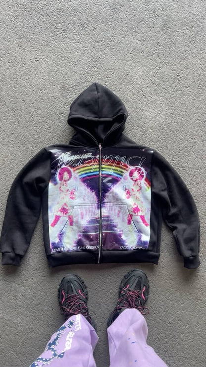 Black "Space Slut" hoodie