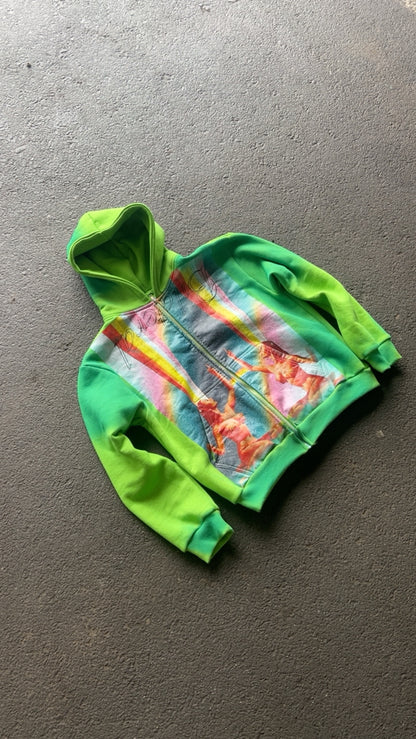 Green "Space Slut" hoodie